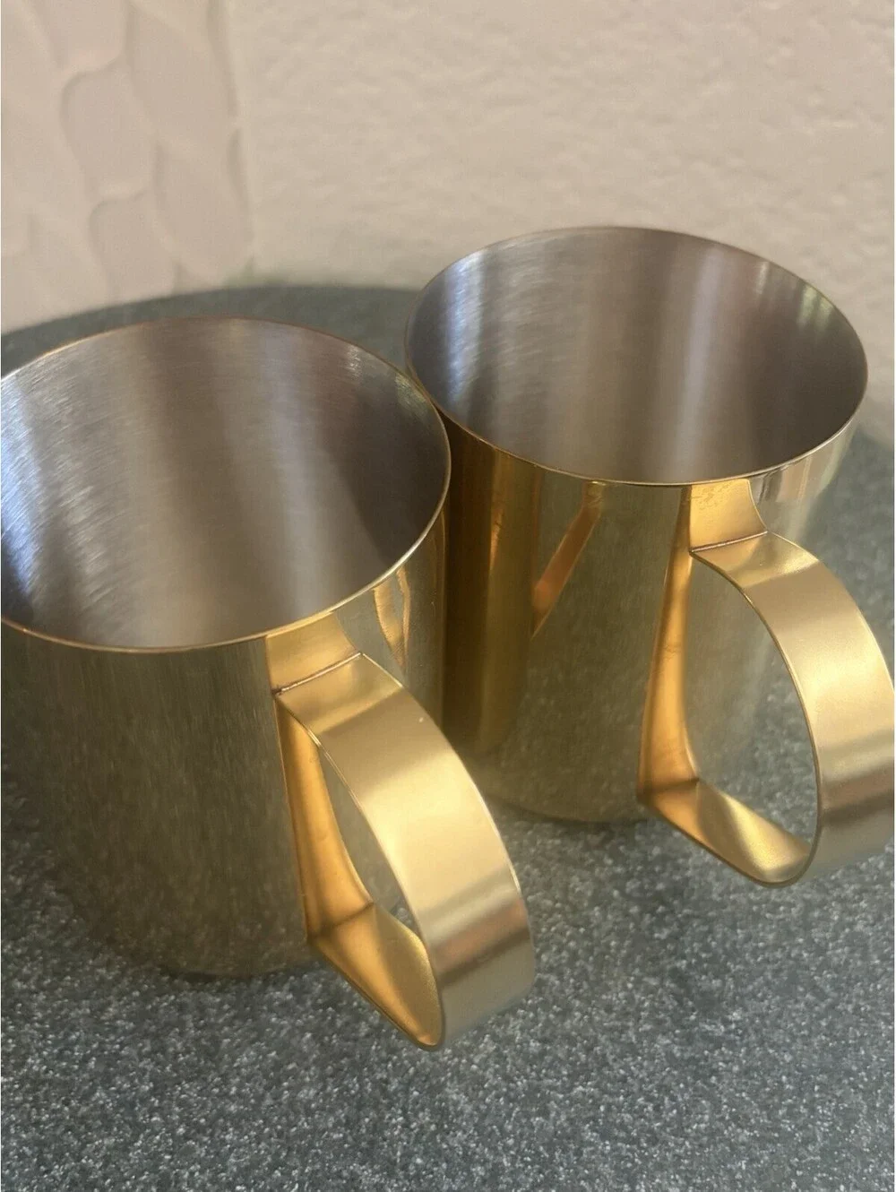 Barnes & Noble Stainless Steel Cocktail Mugs Set of 2 Euc